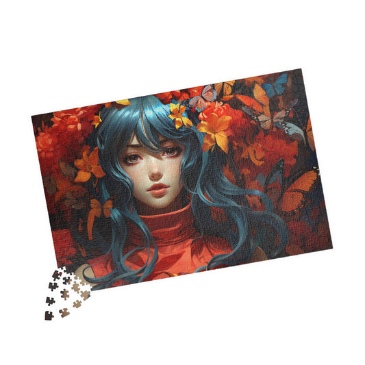 Enchanting Butterfly Fantasy Girl Jigsaw Puzzle